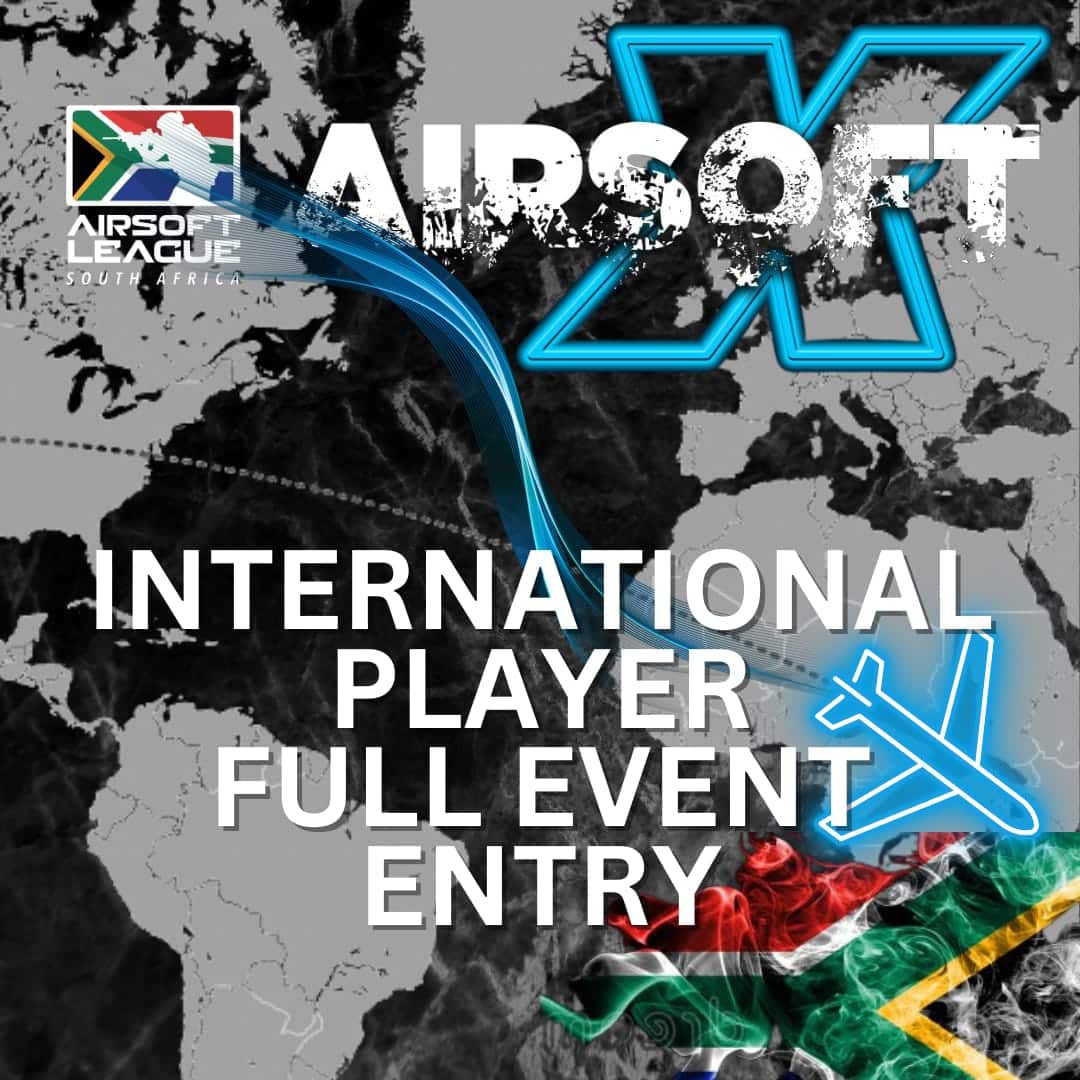 Airsoft X 2024 International Player Package Airsoft League South Africa